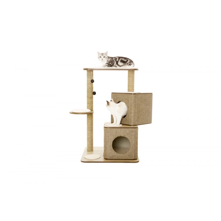 Lulu's World Cubox Twin Base Cat Tree Pet Barn
