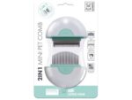 2 In 1 Mini Pet Comb for long hair - Green