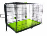 VOYAGER Wire Crate - 2 doors Green Tray
