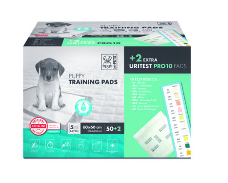 M-PETS_10117699 Puppy Training Pads URITESTPRO10 50+2 3D sim