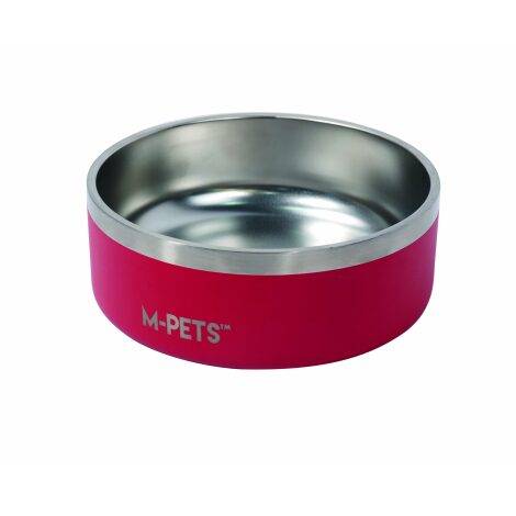 M-PETS_10530999_ESKIMO Double Wall Bowl_1250ml_Red