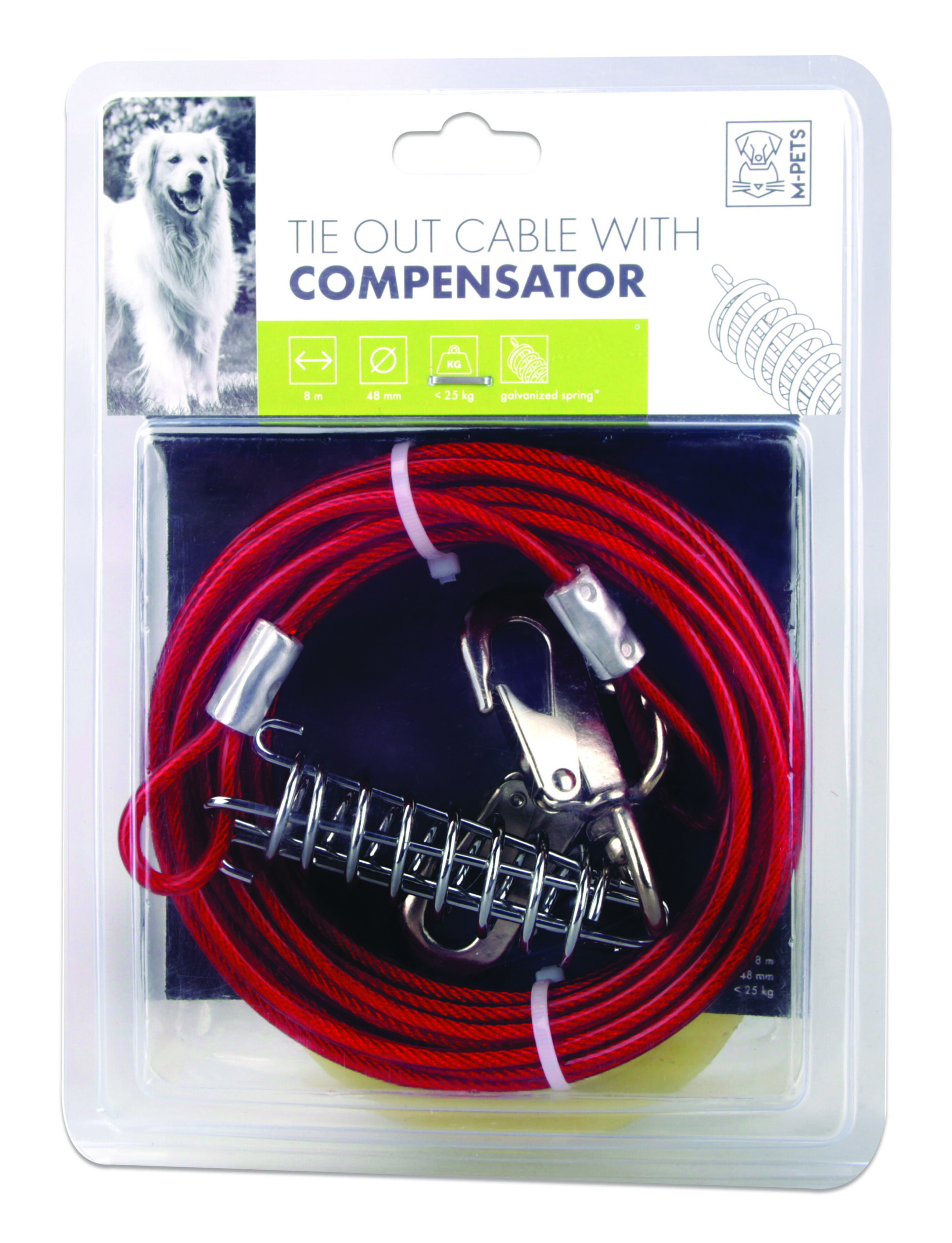 M-PETS_10801305 Tie Out Cable COMPENSATOR 8 new copie