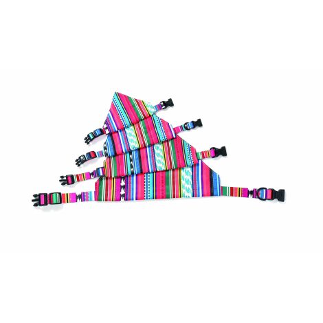 M-PETS_BANDANA Collars Family-JAZZ Stripes