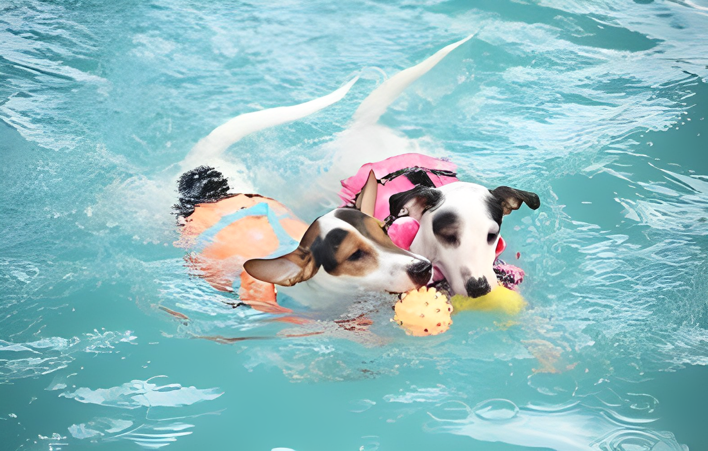 هل كلبك يحب اللعب بالماء؟  أهم الألعاب والمعدات اللازمة للكلاب التي تحب السباحة
