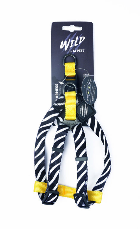 M-PETS_10837599_Wild_Safari_Dog Harness_S with packaging