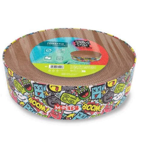M-PETS_20703799_Urban style_cat scratcher_Freestyle_Multicolor_3D SIM_SQ_CMYK